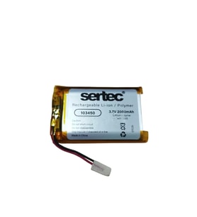 103450 3.7V 2000 Mah Li-Polymer Pil (Devreli/1.5A)