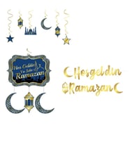 Ramazan Süsleri Set Ramazan Bayramı Süsleme Seti 3 Parça-