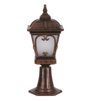 AVONNI BSU-68044-BKR-OP Kahverengi Boyalı Dış Mekan Aydınlatma E27 Aluminyum Cam 23cm