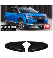 Peugeot 3008 Batman Yarasa Ayna Kapağı Piona Black ABS 2017+