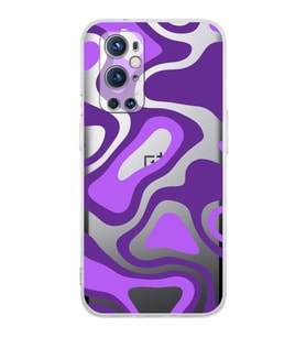 PrintiFy OnePlus 9 Pro Uyumlu Kamera Korumalı Renkli Desen Tasarımlı Şeffaf Silikon Kılıf