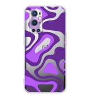 PrintiFy OnePlus 9 Pro Uyumlu Kamera Korumalı Renkli Desen Tasarımlı Şeffaf Silikon Kılıf