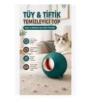 Saplı Evcil Hayvan Tüyü ve Tiftik Temizleyici Top Giysi Mobilya Halı İçin