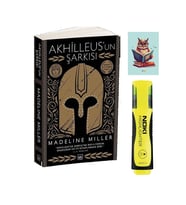 Akhilleus'un Şarkısı - Madeline Miller 9786057762931 - Sarı Fosforlu Kalem - Not Defterli Seti (Renksiz)