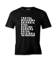 La Casa De Papel - Tokyo Siyah Erkek Tshirt