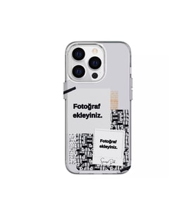 Iphone 14 Pro Uyumlu Kişiselleştirilebilir Tasarimli Lüks Silikon Kilif (Çok Renkli)