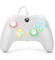 Powera Lumectra Ile Xbox Series XS Için Advantage Kablolu Oyun Kumandası - Beyaz