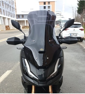 MOTOCAM Honda Adv 350 Ön Cam 2023-2026 Model 72cm Siyah Renkli 4mm UZUN