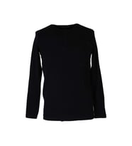 Trender Waffle Patlı Siyah Erkek Sweatshirt 5070