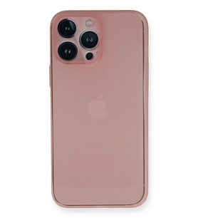 iPhone 14 Pro Kılıf PP Ultra İnce Kapak - Pembe