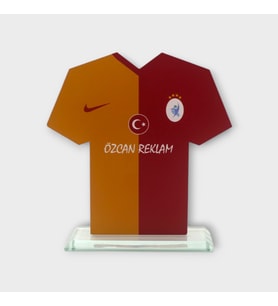 Sarı Kırmızı Taraftar Plaket