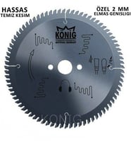 König Germany 300x96 Diş Trapez Elmas Daire Testere Sessiz