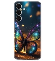 Samsung Galaxy S25 FE Kılıf Boutique Baskılı Resimli Rengarenk Kelebek Pcode -097