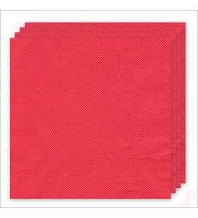 Kırmızı Peçete - 33cm x 33cm - 20 Adet