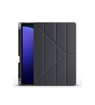 Samsung Galaxy Tab S9 FE Plus Uyumlu Kılıf Zore Tri Folding Kalem Bölmeli Standlı Kılıf