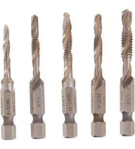 Dewalt Dwadtqtr5Set Darbeye Hazır 5 Parça Matkap Ucu Seti, 1/4 Inç Kapasite