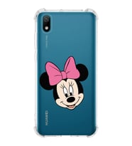 Huawei Y5 2019  Köşe Korumalı Antişok Kapak Minnie Mouse Tasarımlı Şeffaf  Kılıf