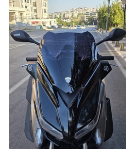 MOTOCAM Yamaha Xmax Ön Cam 2014-2017 Model 36cm Siyah Renkli 4mm SPORTİF