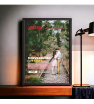 Kendin Tasarla Kişiye Özel Netflix Sinema Tasarım Film Poster Fotoğraf Çerçevesi 21x30cm