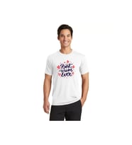 Unisex Bisiklet Yaka Baskılı Oversize T-Shirt - Beyaz