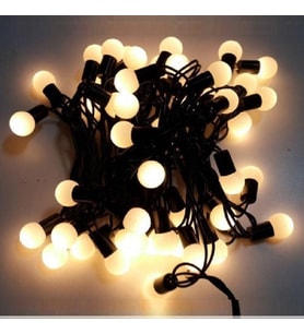 DEKOR RAMAZAN IŞIKLARI 4.30 METRE GÜN IŞIĞI TOP LED IŞIK WARM LİGHT IŞIK GÜN IŞIĞI SARI TOP IŞIK