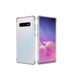 Samsung Galaxy S10 Plus Şeffaf Tank Silikon Kapak