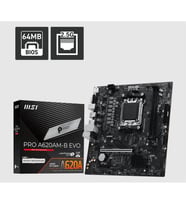 MSI PRO A620AM-B EVO DDR5 6800MT/S 1XHDMI 1XVGA 1XM.2 USB MATX AM5 (AMD AM5 9000/8000/7000 SERİ İLE