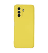 Huawei Nova Y70 Kılıf Nano İçi Kadife Silikon - Sarı