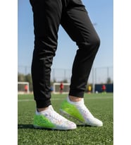 Playup Beyaz Yeşil Bilekten Çoraplı Unisex Krampon GK-252-153 G