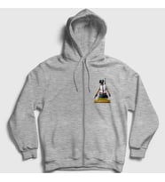 Presmono Unisex Gri Cover Pubg Fermuarlı Kapüşonlu Sweatshirt 30389tt (Gri)