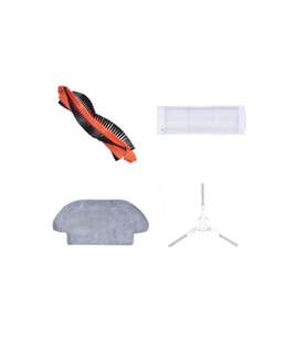 Xiaomi Vacuum Mop 3C (B106CN) Robot Süpürge Uyumlu - Beyaz 4'lü Yedek Parça Seti