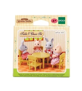 Sylvanian Ailesi Masa ve Sandalye Seti Lisanslı Ürün 5144 (Figürler dahil değildir.)