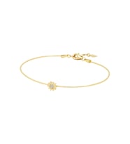 Debora Jewelry 14 Ayar Altın Güneş Detaylı Kelepçe Bileklik