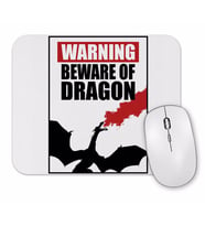 Cuidado Dragao Feroz Mouse Pad