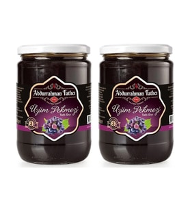 Abdurrahman Tatlıcı Üzüm Pekmezi 800 gr Cam x 2 Adet