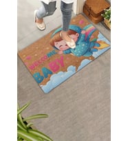 Valerine Life Hoş Geldin Bebiş Welcome Kapı Önü Paspası 45x70cm