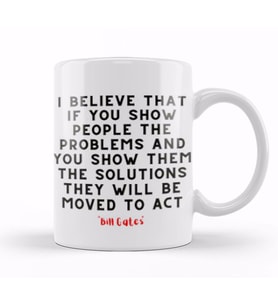 Bill Gates Quotes   Motivation İnspiration Success Work Gifts Kupa Bardak Porselen