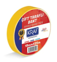 Kraf Çift Taraflı Bant 19 mm x 25 mt 