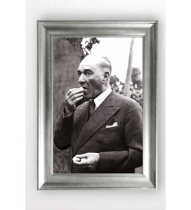 Gümüş Çerçeveli Atatürk Tablo cv880