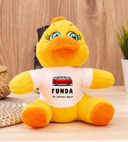 Kişiye Özel Vosvos Minibüs Tasarımlı Peluş Civciv