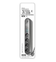 Termal Akım Korumalı 4 Prizli USB Girişli Uzatma Kablosu