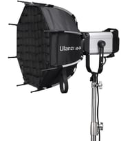 AS-045 Izgaralı ve Gridli Softbox, 45 cm Siyah