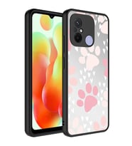 Xiaomi Redmi 12C Uyumlu Kılıf Aynalı Desenli Kamera Korumalı Parlak Zore Mirror Kapak