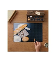 Taze Pişmiş Çeşitli Ekmekler Tasarımı 240 parça Ahşap Puzzle Ahşap Kutuda MP03779