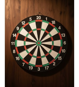15 İnç Dart Tahtası Seti Dayanıklı Yapı 4 Metal Dart Oku