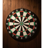 15 İnç Dart Tahtası Seti Dayanıklı Yapı 4 Metal Dart Oku