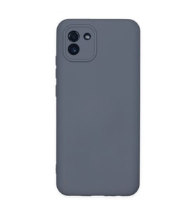 Northcity Samsung Galaxy A03 Kılıf Nano İçi Kadife Silikon - Gri