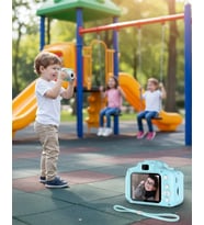 Mavi Hd Mini Kamera Video Fotoğraf Çekimli Şarj Edilebilir Bataryalı Hafıza Kart Destekli