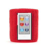 Griffin iPod nano 7 ile Uyumlu Sportcuff Bilek Bandı Kılıf Kırmızı RE36646