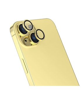 iPhone 15 CL-13 Kamera Lens Koruyucu Sarı